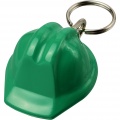 Kolt hard hat-shaped recycled keychain, Green