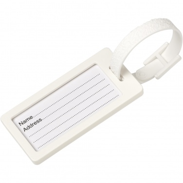 Logo trade promotional merchandise image of: River recycled window luggage tag