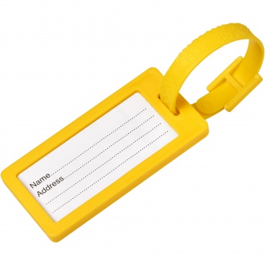 Logotrade promotional gift picture of: River recycled window luggage tag