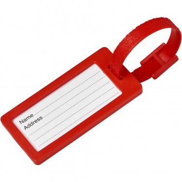 Logotrade promotional giveaway image of: River recycled window luggage tag