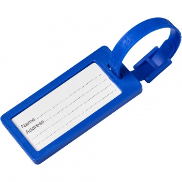 Logotrade promotional item picture of: River recycled window luggage tag