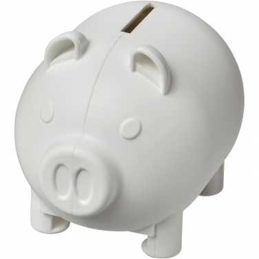 Logo trade promotional gifts picture of: Oink recycled plastic piggy bank