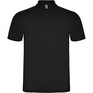 Logo trade promotional merchandise photo of: Austral short sleeve unisex polo