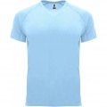 Bahrain short sleeve kids sports t-shirt, Sky blue