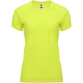 Bahrain short sleeve women's sports t-shirt, Fluor Yellow