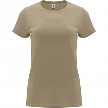 Logo trade corporate gifts image of: Capri short sleeve women's t-shirt