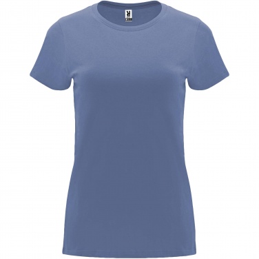 Logo trade promotional giveaways image of: Capri short sleeve women's t-shirt