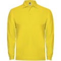 Estrella long sleeve men's polo, Yellow