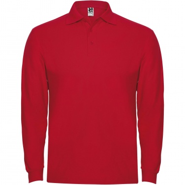 Logotrade promotional gift image of: Estrella long sleeve men's polo