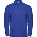 Estrella long sleeve men's polo, Royal blue