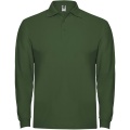 Estrella long sleeve men's polo, Bottle green