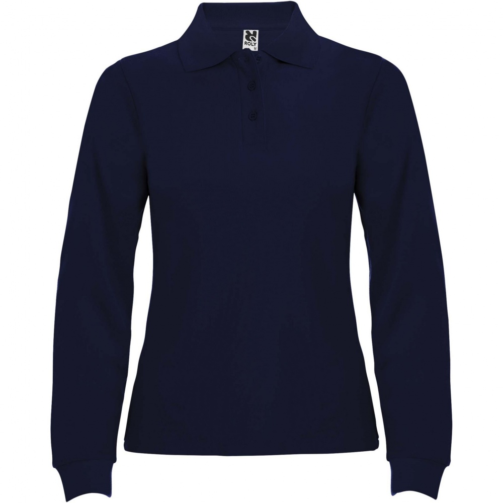 Logo trade promotional giveaways image of: Estrella long sleeve women's polo