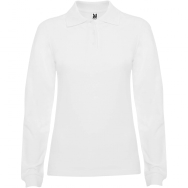 Logo trade corporate gifts image of: Estrella long sleeve women's polo