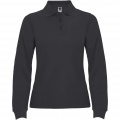 Estrella long sleeve women's polo, Dark Lead