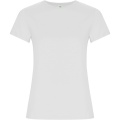 Golden short sleeve women's t-shirt, White