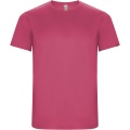 Imola short sleeve kids sports t-shirt, Pink Fluor