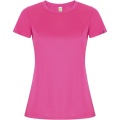 Imola short sleeve women's sports t-shirt, Pink Fluor