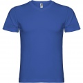 Samoyedo short sleeve men's v-neck t-shirt, Royal blue