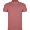 Star short sleeve men's polo, Chrysanthemum Red