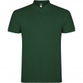 Star short sleeve men's polo, Bottle green