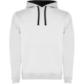 Urban men's hoodie, White / Navy Blue