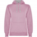 Urban women's hoodie, Light pink / Marl Grey