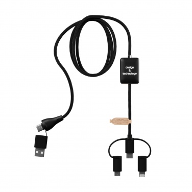 Logotrade promotional giveaways photo of: SCX.design C48 CarPlay 5-in-1 charging cable 