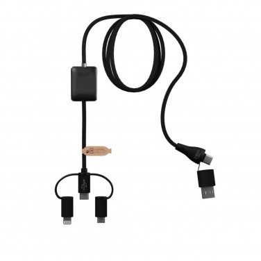 Logo trade promotional gift photo of: SCX.design C48 CarPlay 5-in-1 charging cable 