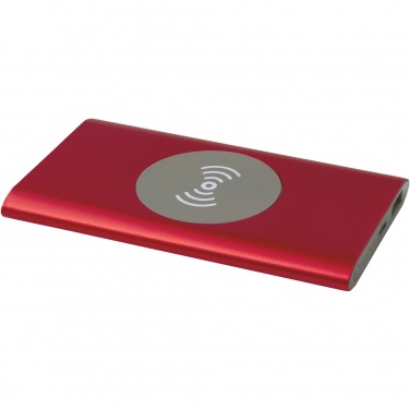 Logotrade promotional item image of: Juice 4000 mAh Type-C recycled aluminium wireless power bank 