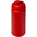 Baseline Rise 500 ml sport bottle with flip lid, Red / Red