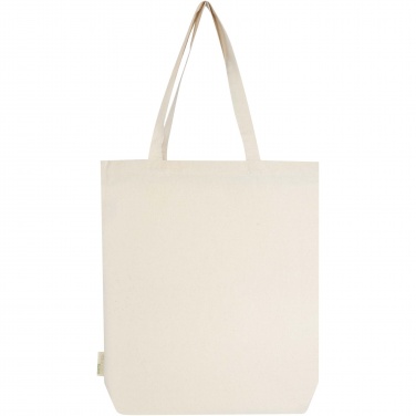 Logo trade advertising product photo of: Orissa 180 g/m² organic wide bottom tote bag 11L