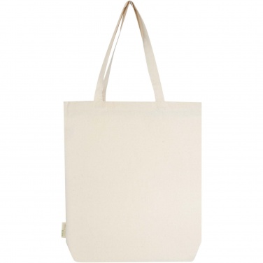 Logo trade promotional merchandise image of: Orissa 180 g/m² organic wide bottom tote bag 11L