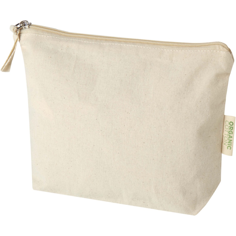 Logo trade promotional items image of: Orissa 180 g/m² organic toiletry bag 1L