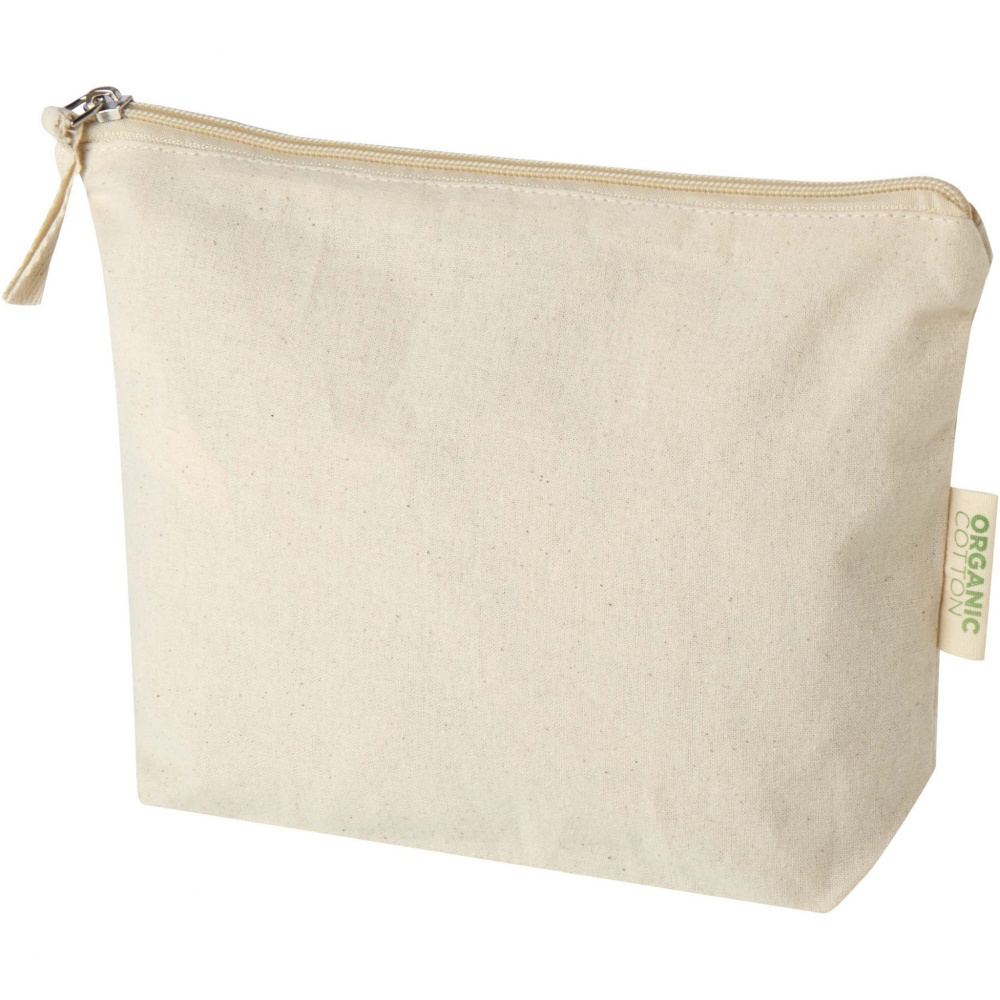 Logotrade promotional product image of: Orissa 180 g/m² organic toiletry bag 1L