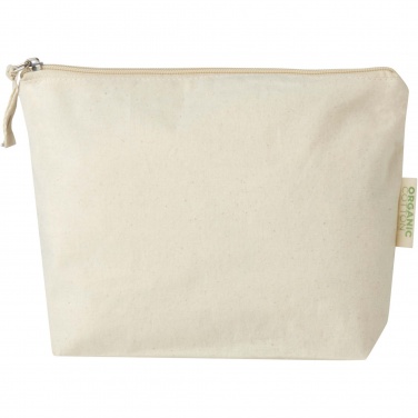 Logotrade corporate gift image of: Orissa 180 g/m² organic toiletry bag 1L