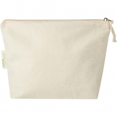 Logotrade promotional gift image of: Orissa 180 g/m² organic toiletry bag 1L