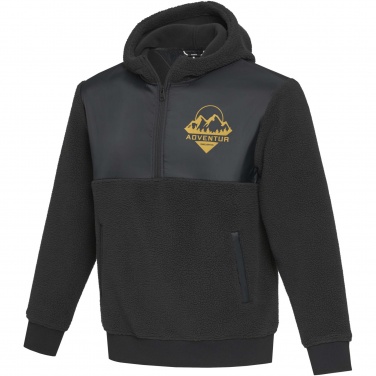 Logo trade promotional merchandise picture of: Evans unisex recycled sherpa fleece