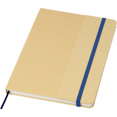 Logo trade promotional gift photo of: Nelida A5 recycled cardboard hard cover notebook