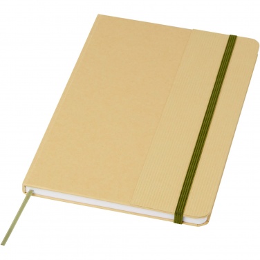 Logotrade corporate gift image of: Nelida A5 recycled cardboard hard cover notebook