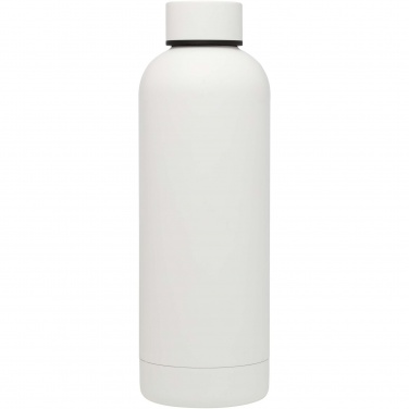 Logo trade promotional merchandise image of: Spring 500 ml RCS certified recycled stainless steel copper vacuum insulated bottle