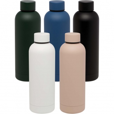 Logo trade promotional merchandise picture of: Spring 500 ml RCS certified recycled stainless steel copper vacuum insulated bottle