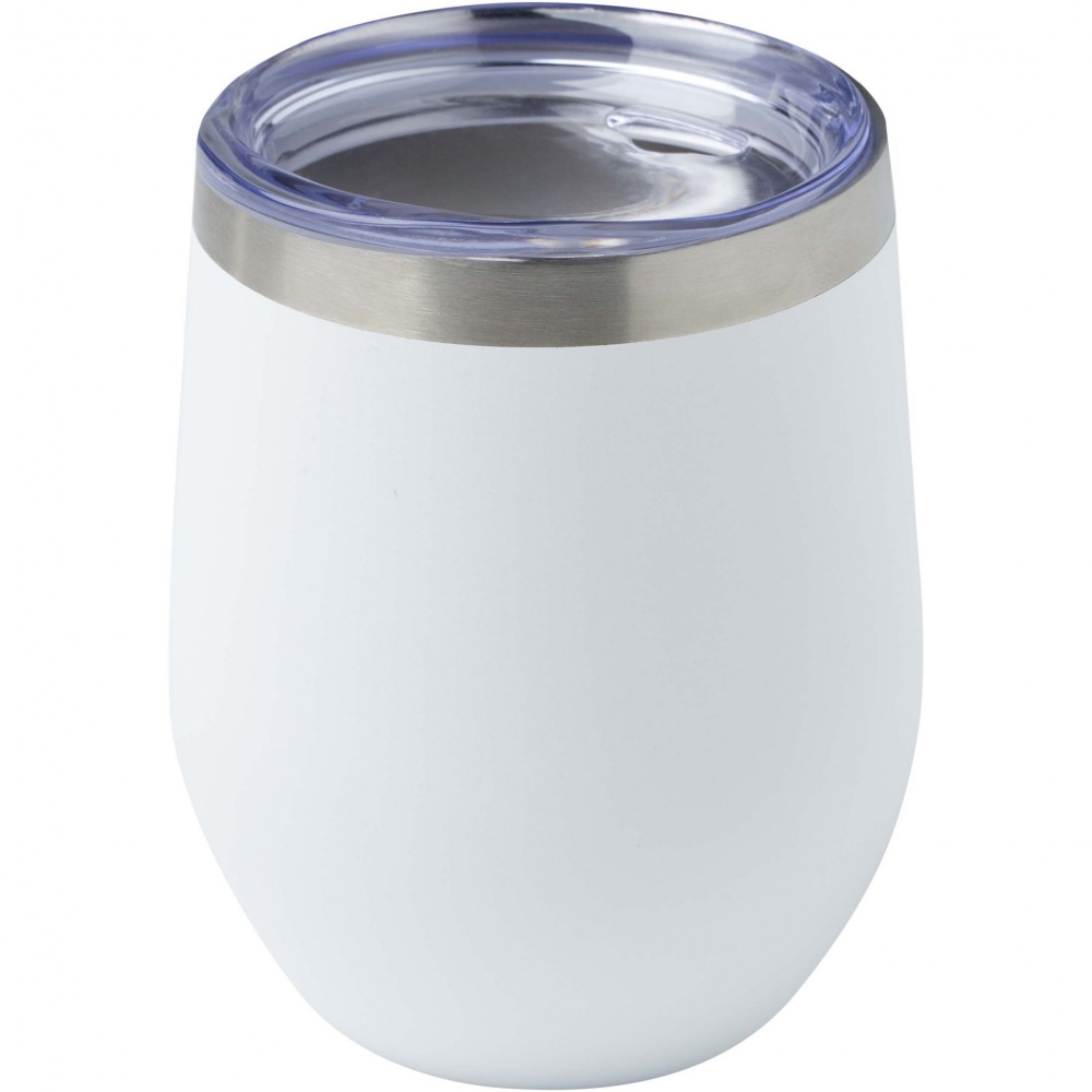 Logo trade promotional gifts image of: Corzo 350 ml RCS certified recycled stainless steel copper vacuum insulated cup