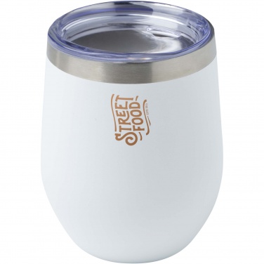 Logotrade promotional item picture of: Corzo 350 ml RCS certified recycled stainless steel copper vacuum insulated cup