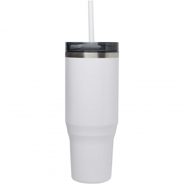 Logo trade promotional merchandise image of: Melbourne 1200 ml RCS certified insulated tumbler with straw