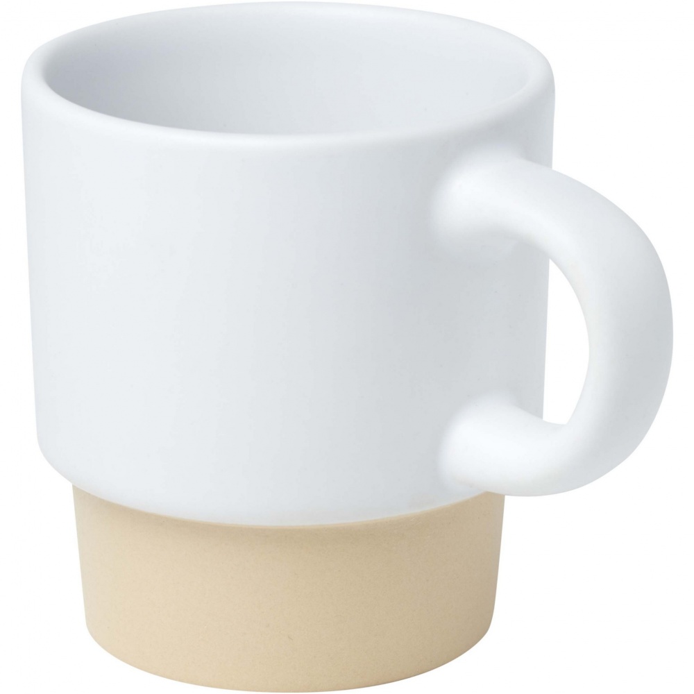 Logo trade promotional items picture of: Olympia 130 ml stackable expresso cup with clay bottom