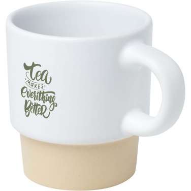 Logo trade promotional items picture of: Olympia 130 ml stackable expresso cup with clay bottom