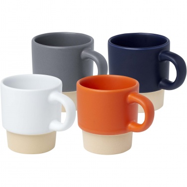 Logotrade promotional item image of: Olympia 130 ml stackable expresso cup with clay bottom