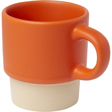 Logo trade advertising products image of: Olympia 130 ml stackable expresso cup with clay bottom