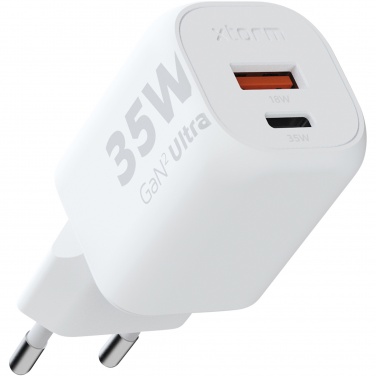 Logo trade promotional products picture of: Xtorm XEC035 GaN² Ultra 35W wall charger