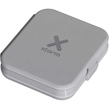 Logotrade promotional item picture of: Xtorm XWF21 15W foldable 2-in-1 wireless travel charger